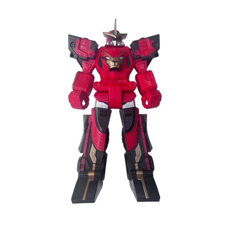 Power Rangers Ninja Steel Lion Fire Megazord Kids Toy Red Black Excellent 2018